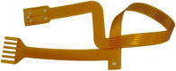 Bahan PI Kuning Soldermask FPC Fleksibel Sirkuit cetak Perendaman Permukaan Emas 50mm X 10mm