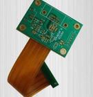 Konektor Perangkat Rigid Flex PCB Board Presisi Tinggi 3 Mil Min Line Lebar 0,006 &amp;#39;&amp;#39; Melalui Lubang