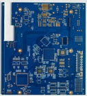 Frekuensi Tinggi PCB Fr4 Prototipe Pembuatan PCB dengan topeng solder Biru Untuk Elektronik OEM