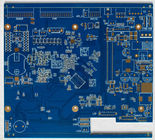 Frekuensi Tinggi PCB Fr4 Prototipe Pembuatan PCB dengan topeng solder Biru Untuk Elektronik OEM