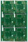6layer KB Fr4 Impedansi Kontrol PCB 6 Lapisan 100 Ohm Immerion Gold Untuk Kartu Jaringan Nirkabel