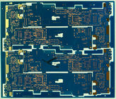 Blue Immersion Gold High Density PCB Board Untuk Instrumen
