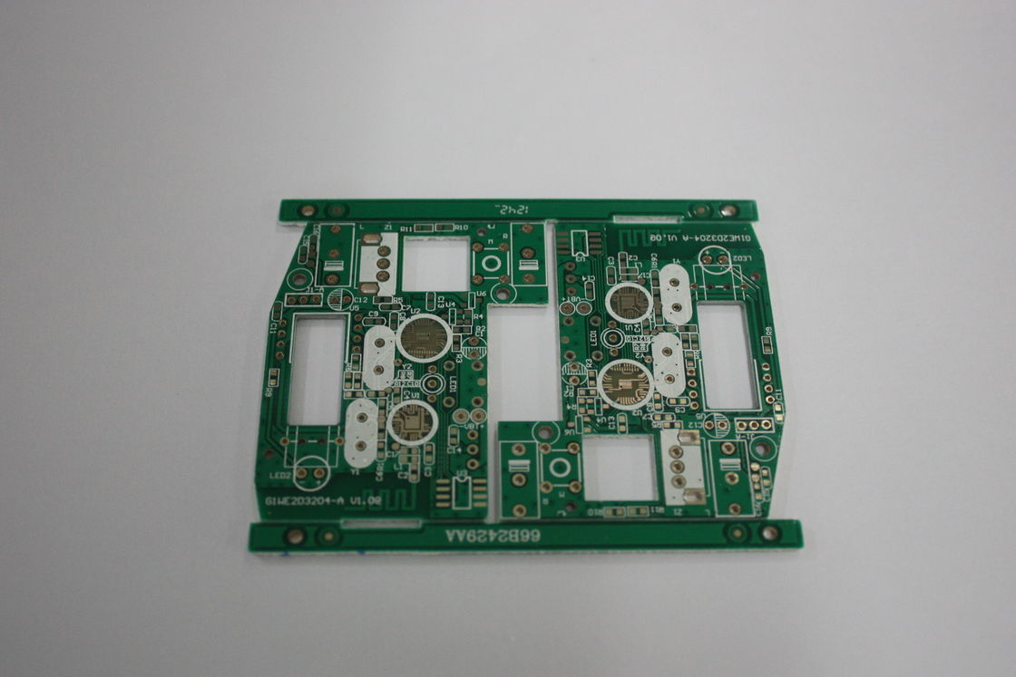 10 lapisan Elektronik FR4 Papan PCB 200mm X 120mm CE Bersertifikat Dengan Masker Solder Hijau