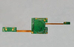 Papan PCB Flexid kaku ENIG Bahan TG Bebas Halogen Tinggi AOI Diperiksa untuk Perangkat Medis