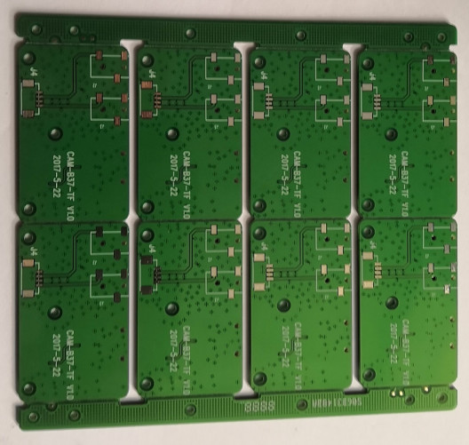 OEM Electronic Prototype PCB Board 1.2mm Tebal 6 Desain Lapisan untuk Perangkat yang Dapat Dipakai Cerdas