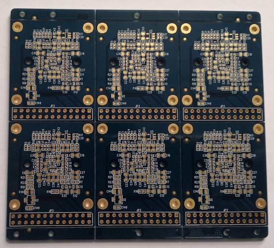 OED Sisi Ganda SMD LED Light PCB Board Layanan Cetak Putar Cepat 1.3 Oz Tembaga
